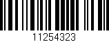 Código de barras (EAN, GTIN, SKU, ISBN): '11254323'