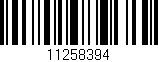 Código de barras (EAN, GTIN, SKU, ISBN): '11258394'