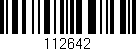Código de barras (EAN, GTIN, SKU, ISBN): '112642'