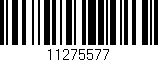 Código de barras (EAN, GTIN, SKU, ISBN): '11275577'