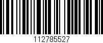 Código de barras (EAN, GTIN, SKU, ISBN): '112785527'