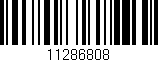 Código de barras (EAN, GTIN, SKU, ISBN): '11286808'