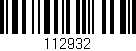 Código de barras (EAN, GTIN, SKU, ISBN): '112932'