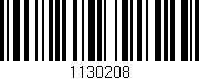 Código de barras (EAN, GTIN, SKU, ISBN): '1130208'
