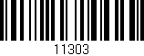 Código de barras (EAN, GTIN, SKU, ISBN): '11303'