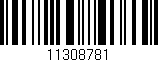Código de barras (EAN, GTIN, SKU, ISBN): '11308781'