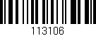 Código de barras (EAN, GTIN, SKU, ISBN): '113106'