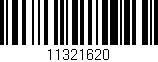 Código de barras (EAN, GTIN, SKU, ISBN): '11321620'