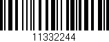 Código de barras (EAN, GTIN, SKU, ISBN): '11332244'