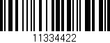 Código de barras (EAN, GTIN, SKU, ISBN): '11334422'