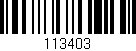Código de barras (EAN, GTIN, SKU, ISBN): '113403'