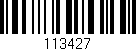 Código de barras (EAN, GTIN, SKU, ISBN): '113427'