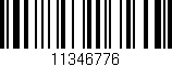Código de barras (EAN, GTIN, SKU, ISBN): '11346776'