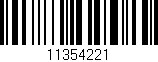 Código de barras (EAN, GTIN, SKU, ISBN): '11354221'