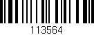 Código de barras (EAN, GTIN, SKU, ISBN): '113564'