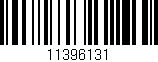 Código de barras (EAN, GTIN, SKU, ISBN): '11396131'