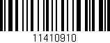 Código de barras (EAN, GTIN, SKU, ISBN): '11410910'