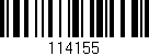 Código de barras (EAN, GTIN, SKU, ISBN): '114155'