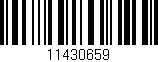 Código de barras (EAN, GTIN, SKU, ISBN): '11430659'