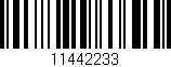 Código de barras (EAN, GTIN, SKU, ISBN): '11442233'