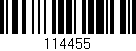 Código de barras (EAN, GTIN, SKU, ISBN): '114455'