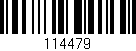 Código de barras (EAN, GTIN, SKU, ISBN): '114479'
