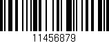 Código de barras (EAN, GTIN, SKU, ISBN): '11456879'