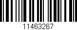 Código de barras (EAN, GTIN, SKU, ISBN): '11463267'