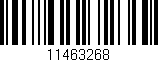 Código de barras (EAN, GTIN, SKU, ISBN): '11463268'