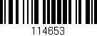 Código de barras (EAN, GTIN, SKU, ISBN): '114653'