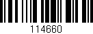 Código de barras (EAN, GTIN, SKU, ISBN): '114660'