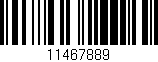 Código de barras (EAN, GTIN, SKU, ISBN): '11467889'