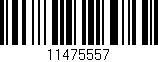 Código de barras (EAN, GTIN, SKU, ISBN): '11475557'
