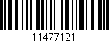 Código de barras (EAN, GTIN, SKU, ISBN): '11477121'