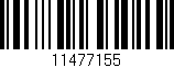 Código de barras (EAN, GTIN, SKU, ISBN): '11477155'