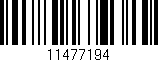 Código de barras (EAN, GTIN, SKU, ISBN): '11477194'