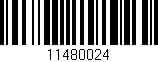 Código de barras (EAN, GTIN, SKU, ISBN): '11480024'