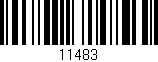Código de barras (EAN, GTIN, SKU, ISBN): '11483'