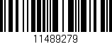 Código de barras (EAN, GTIN, SKU, ISBN): '11489279'