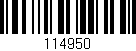 Código de barras (EAN, GTIN, SKU, ISBN): '114950'
