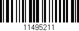 Código de barras (EAN, GTIN, SKU, ISBN): '11495211'
