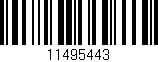 Código de barras (EAN, GTIN, SKU, ISBN): '11495443'