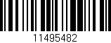 Código de barras (EAN, GTIN, SKU, ISBN): '11495482'