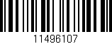 Código de barras (EAN, GTIN, SKU, ISBN): '11496107'