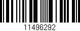 Código de barras (EAN, GTIN, SKU, ISBN): '11496292'