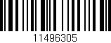 Código de barras (EAN, GTIN, SKU, ISBN): '11496305'