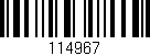 Código de barras (EAN, GTIN, SKU, ISBN): '114967'