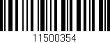 Código de barras (EAN, GTIN, SKU, ISBN): '11500354'