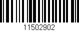 Código de barras (EAN, GTIN, SKU, ISBN): '11502902'