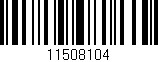 Código de barras (EAN, GTIN, SKU, ISBN): '11508104'